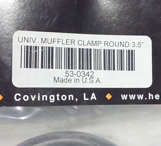 NEW Helix Racing Universal Muffler Clamp 3.5 Inch 53-0342