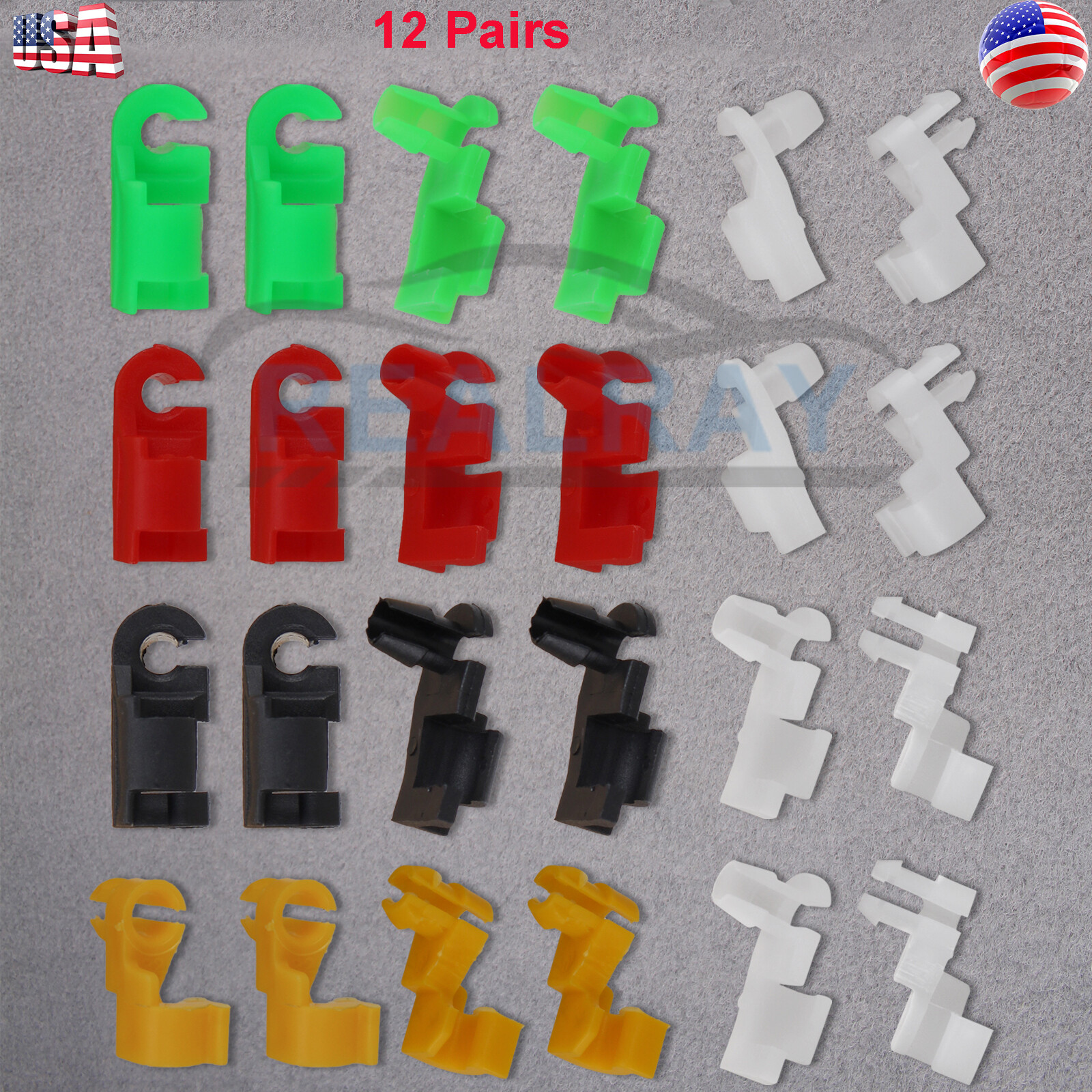 Automotive Fasteners Door Lock Rod Rivet Plastic Clips for Chevy Camaro Impala