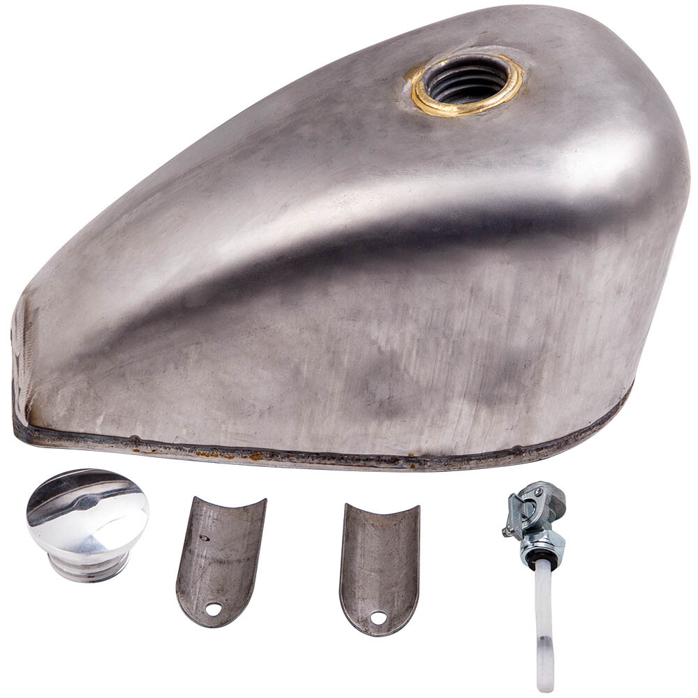 2.4 Gallon Gas Fuel Tank Direct Mount for Harley-Davidson Sportster 1955-1978