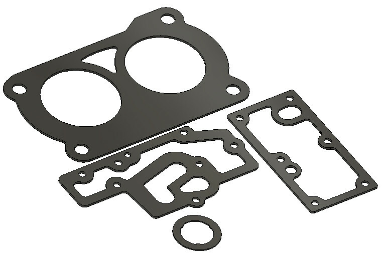 52 mm TPI LT1 Throttle Body Gasket Set Chevy Pontiac Camaro 5.0L 5.7L USA Made