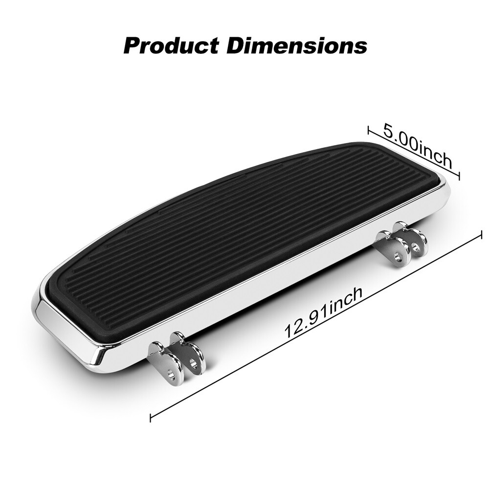 Rider Driver Front Floorboard Footboard w/Mount For Harley Softail FLSTC 1988-17