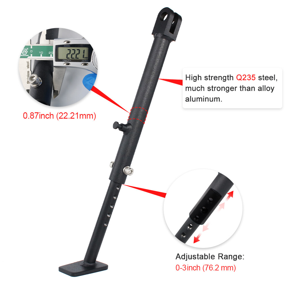 Fit For Honda CRF250F 2019-2024 Adjustable Kickstand Side Stand Foot Support Leg