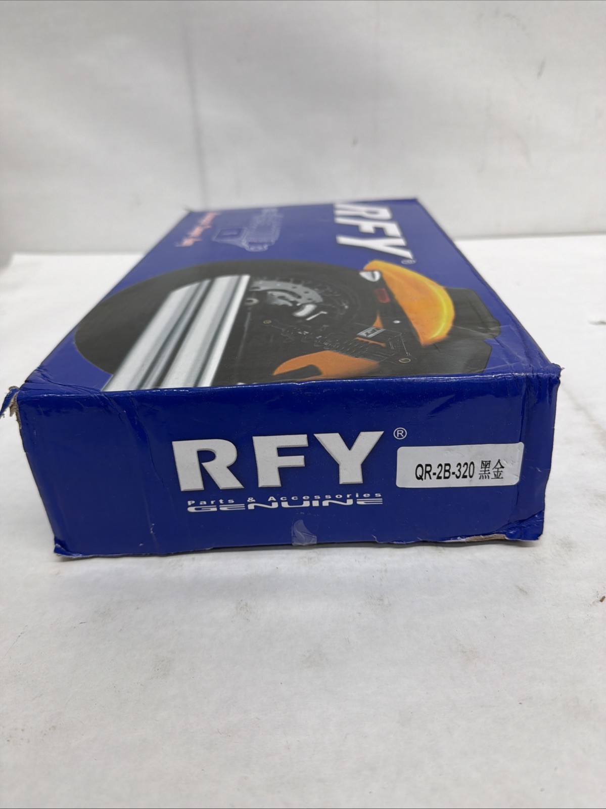 RFY QR-2B-320 Universal Motorcycle Rear Air Shock Absorbers Suspension Pair- OB