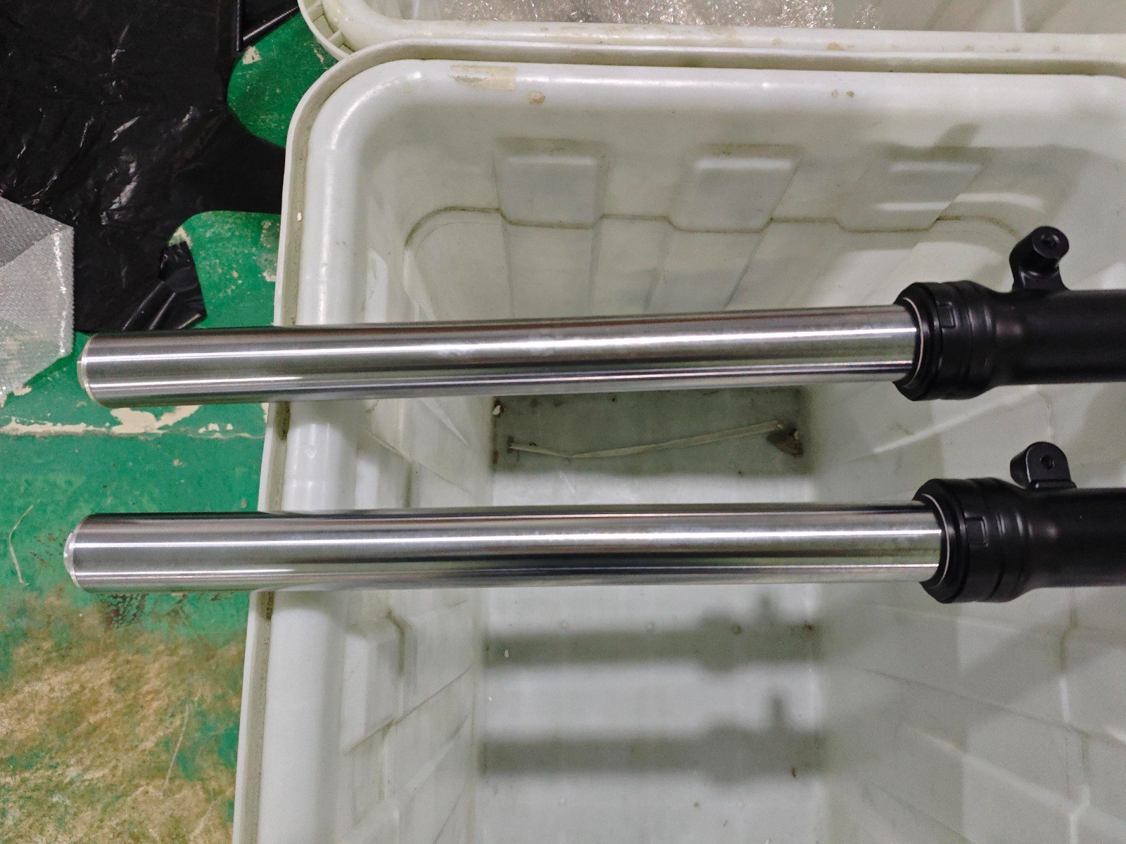 Front Shock Absorber Fork Suspension Set For NINJA 400 EX400 2018-2024
