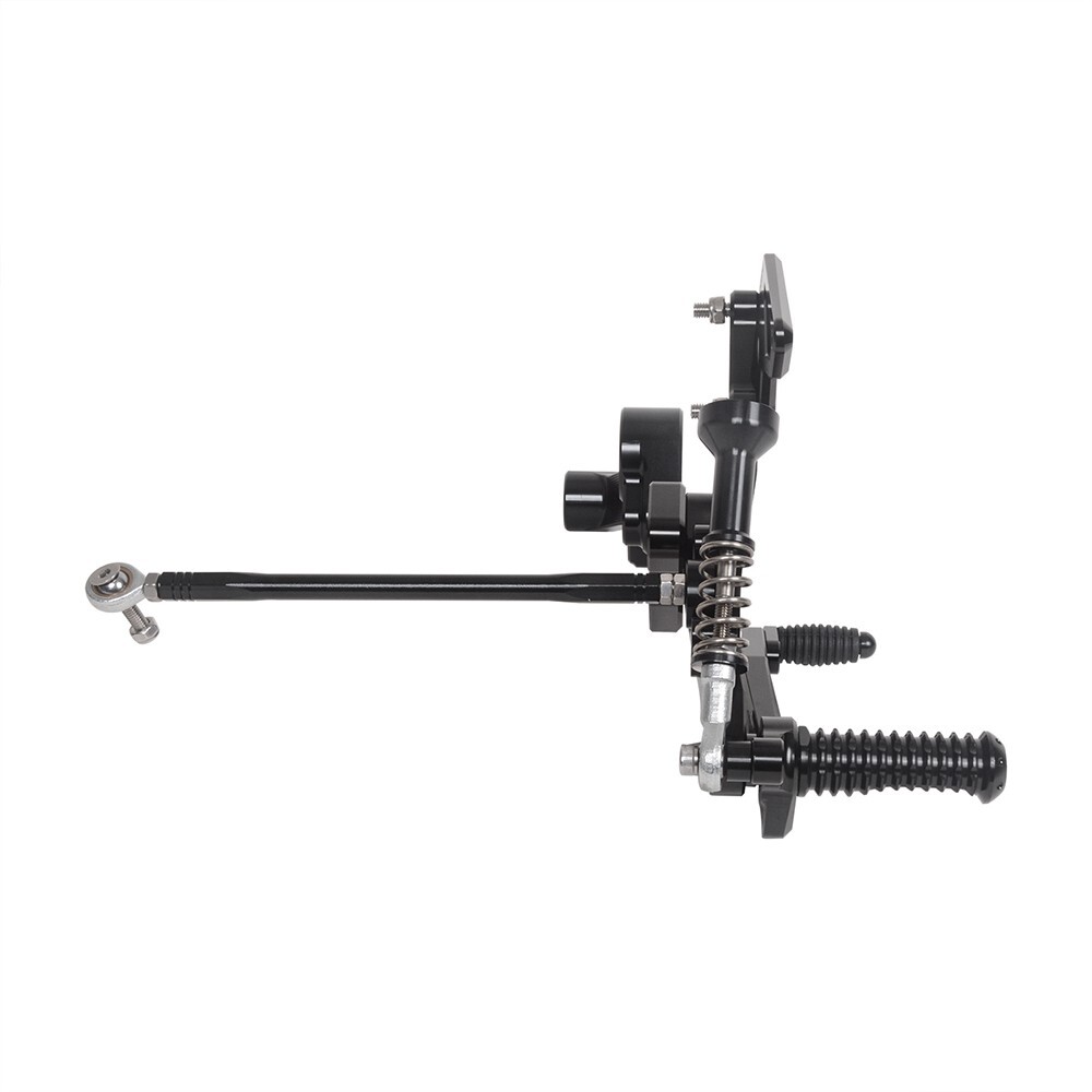 For APPILIA RS660 Tuono 660 Billet Adjustable Rearset Modify Control Black