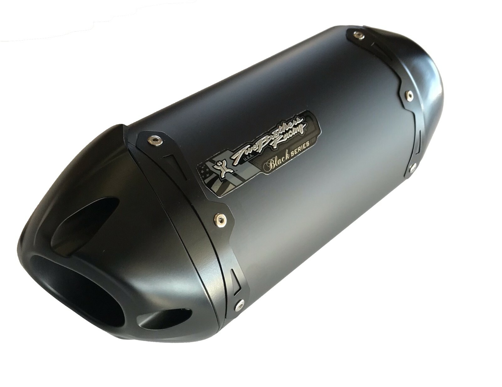 2016-2020 ZX10R Two Brothers Cyclone Black Out Slip On Exhaust NEW Kawasaki