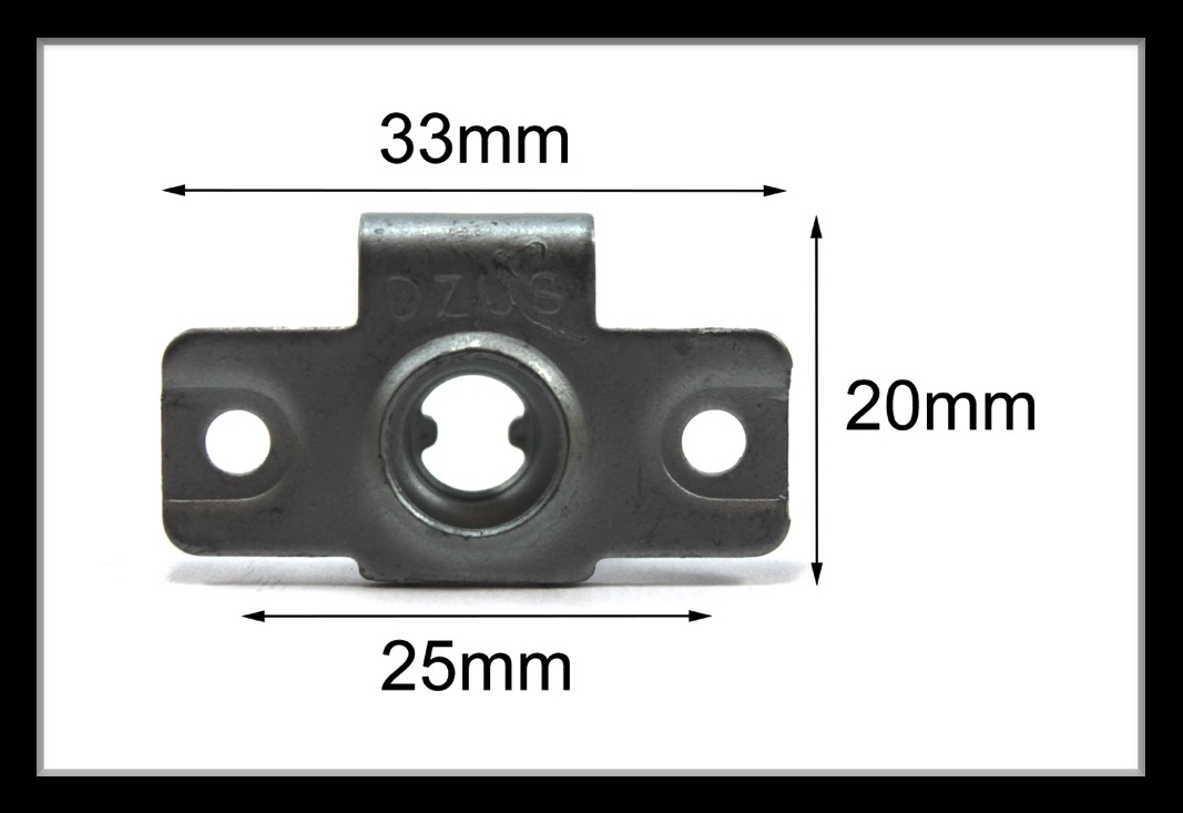 2x Dzus Backing Clip Rivet Receptacle D8-336-400-121 Motorcycle Fairing Fastener