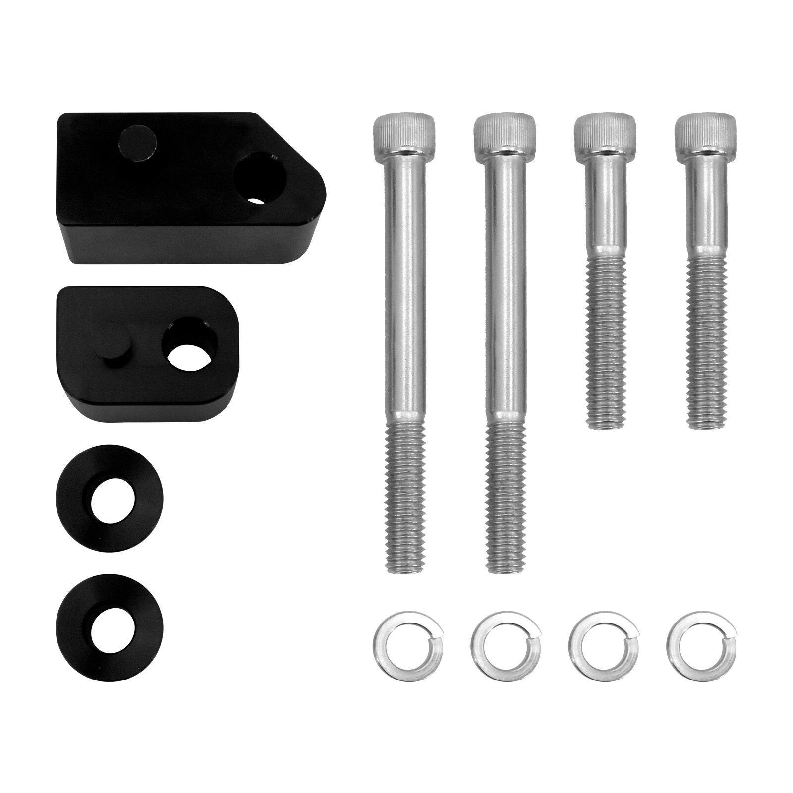 1-1/4” Driver FloorBoard Spacer Extension Kit Fit For Harley Touring 2009-2023