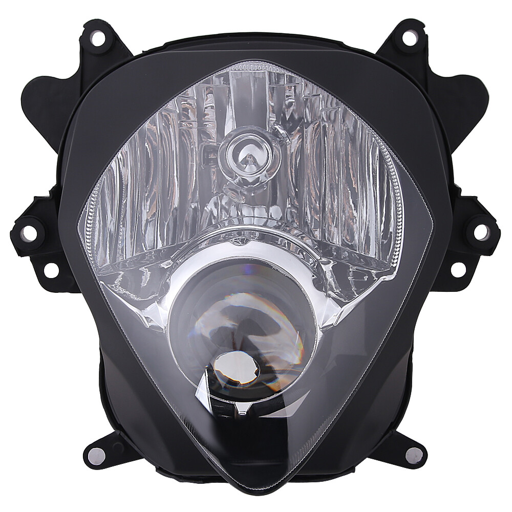 Black Clear HeadLight Lamp Assembly Housing For SUZUKI GSXR1000 GSX-R1000 07-08