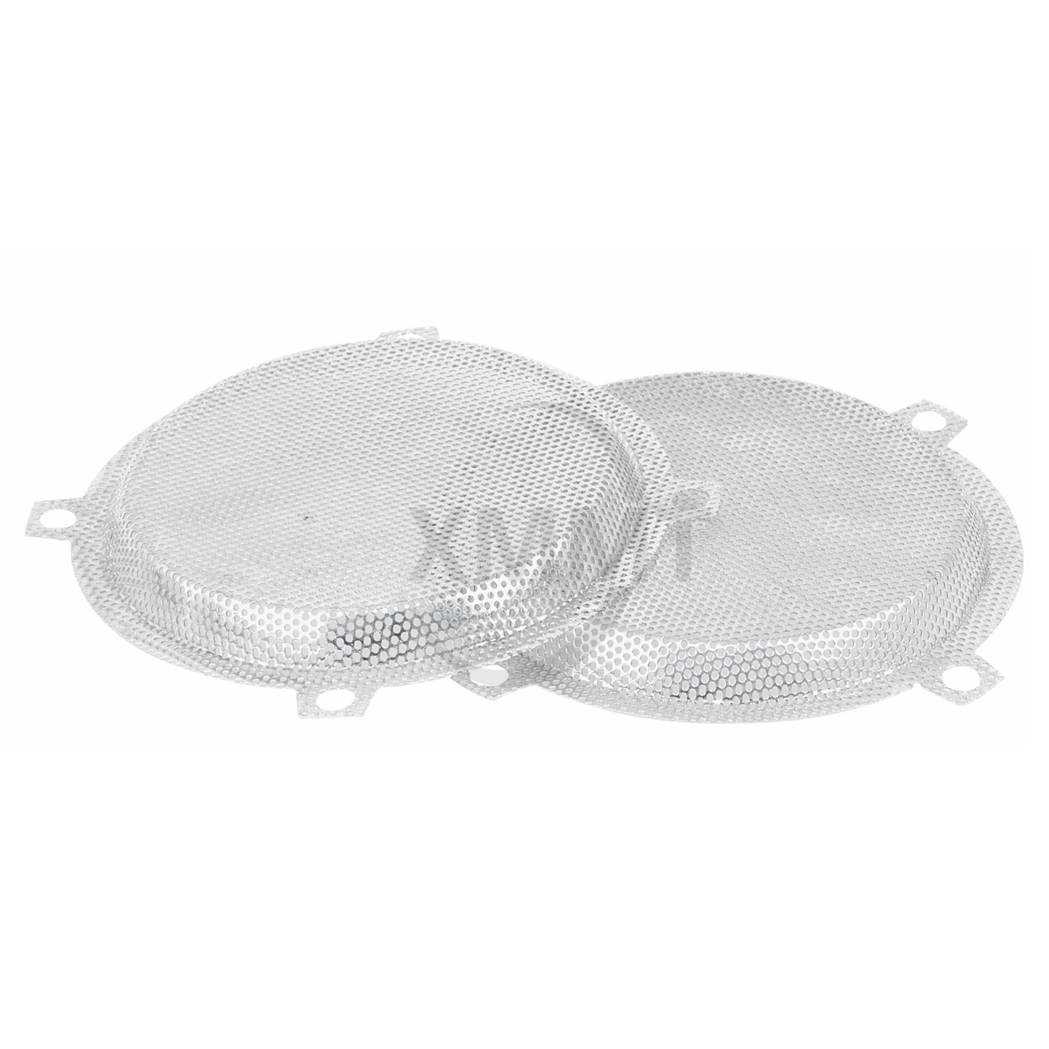 Chrome Punched Front Mesh Speaker Cover Grills For Harley Touring Electra Glide