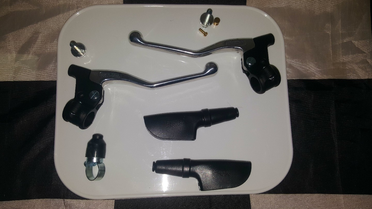 Magura MX Levers Brake & Clutch Maico Penton KTM Husqvarna W/Covers kill button