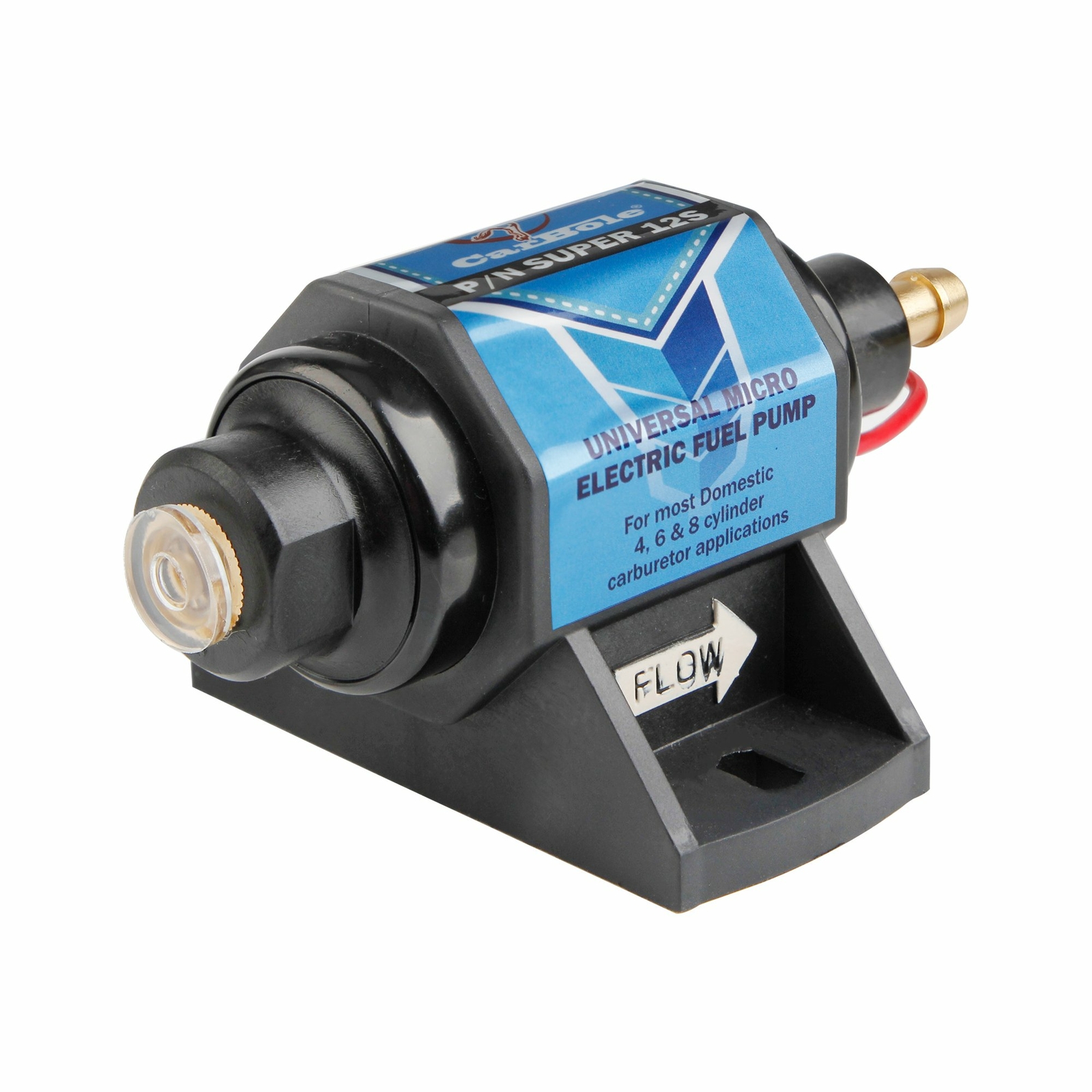 Universal Advanced Electric Fuel Pump 12V Gas Diesel Inline Pump 35GPH 5-9PSI US