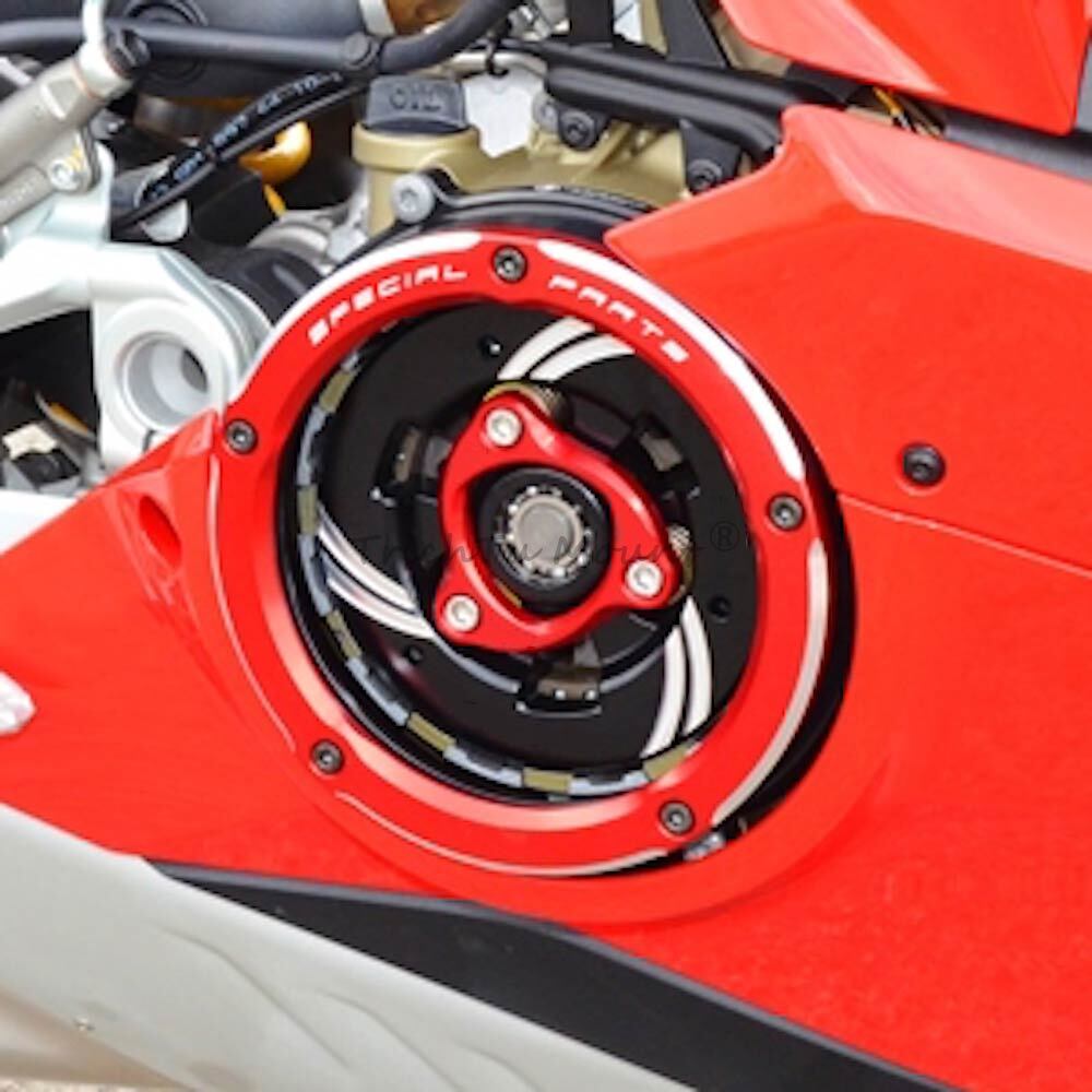 CNC Racing Clear Clutch Cover & Spring Retainer Kit For Ducati Multistrada V4 S