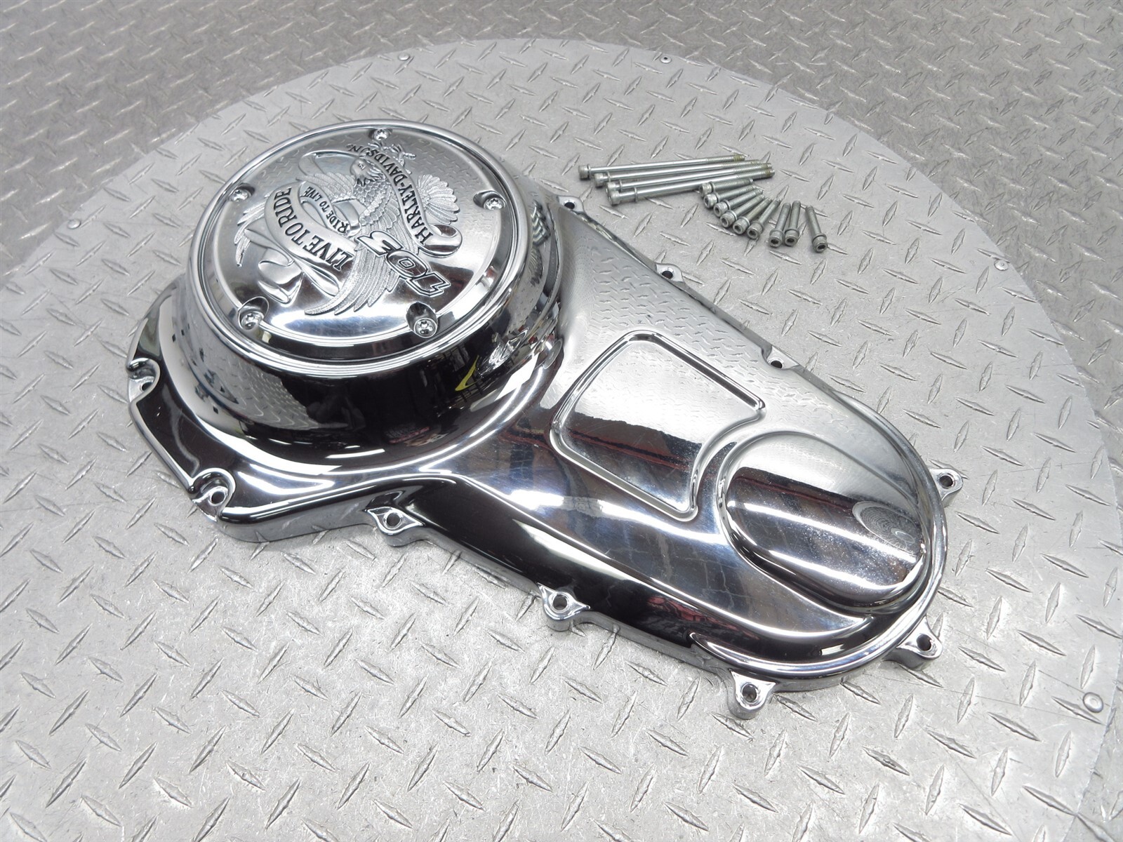 2012 Harley Tri Glide Classic FLHTCUTG Clutch Outer Primary Engine Side Cover