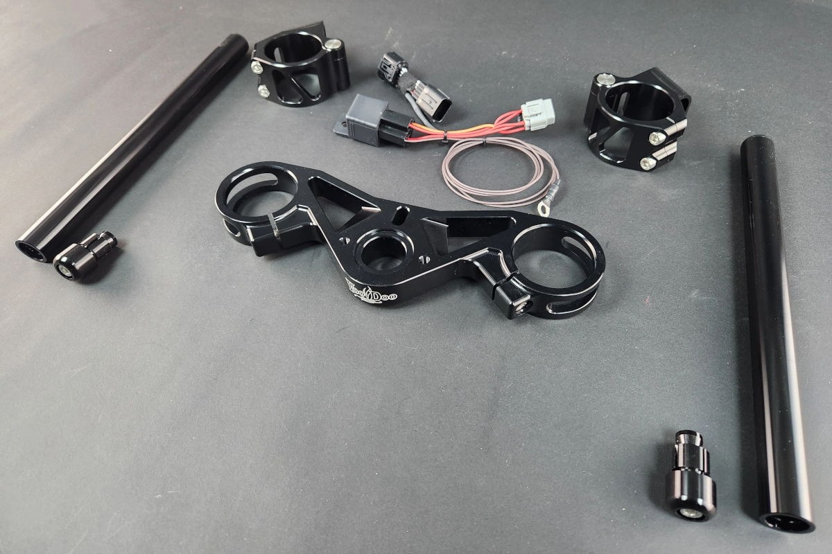 Voodoo Lowering Top Triple Clamp Clip-Ons VTTKITGSXR1L7 for GSXR1000 All 17-25