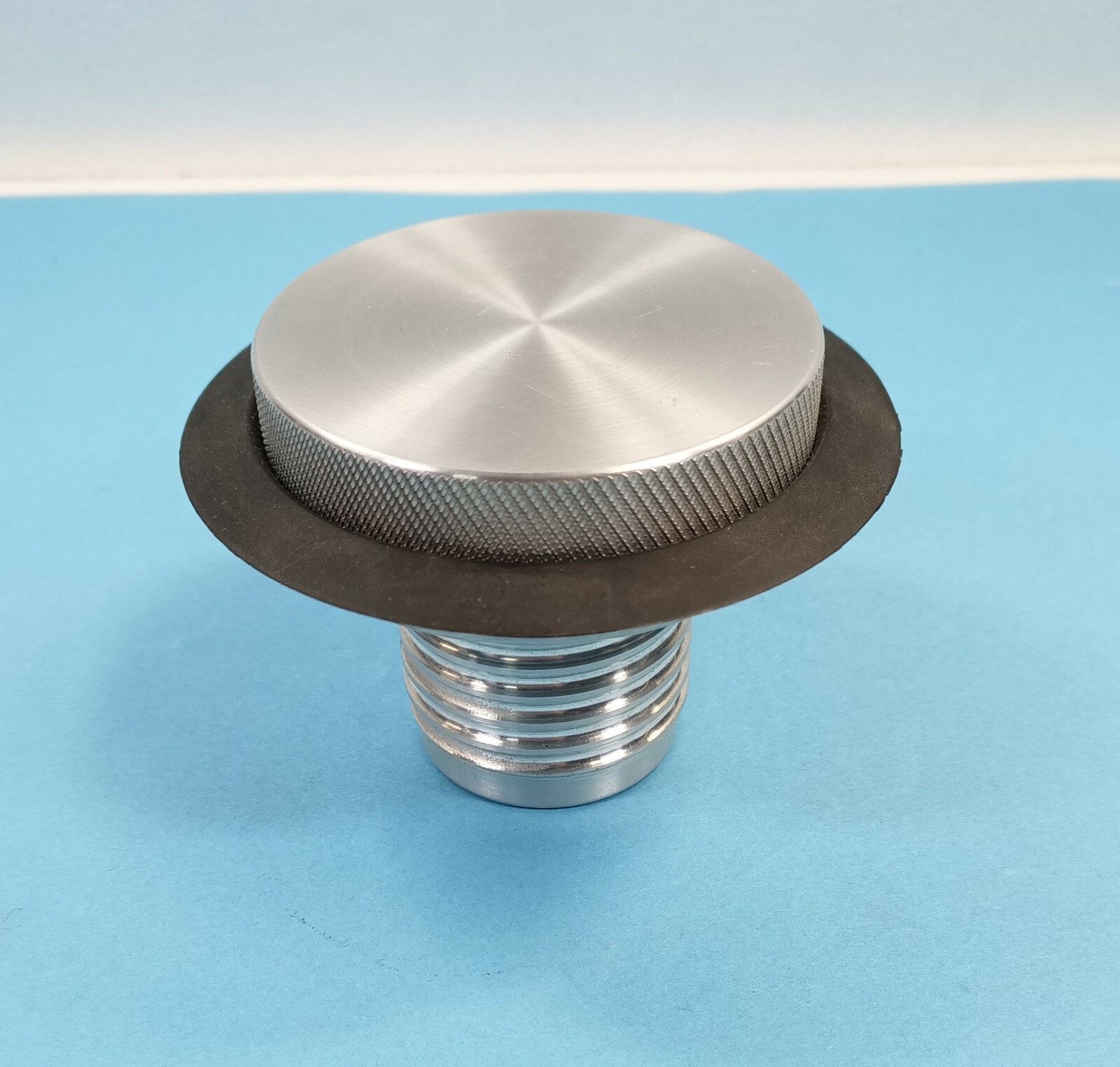Fuel Cap For BMW 90S-R100, R80/100R Aluminum Silver Natural. NEW!