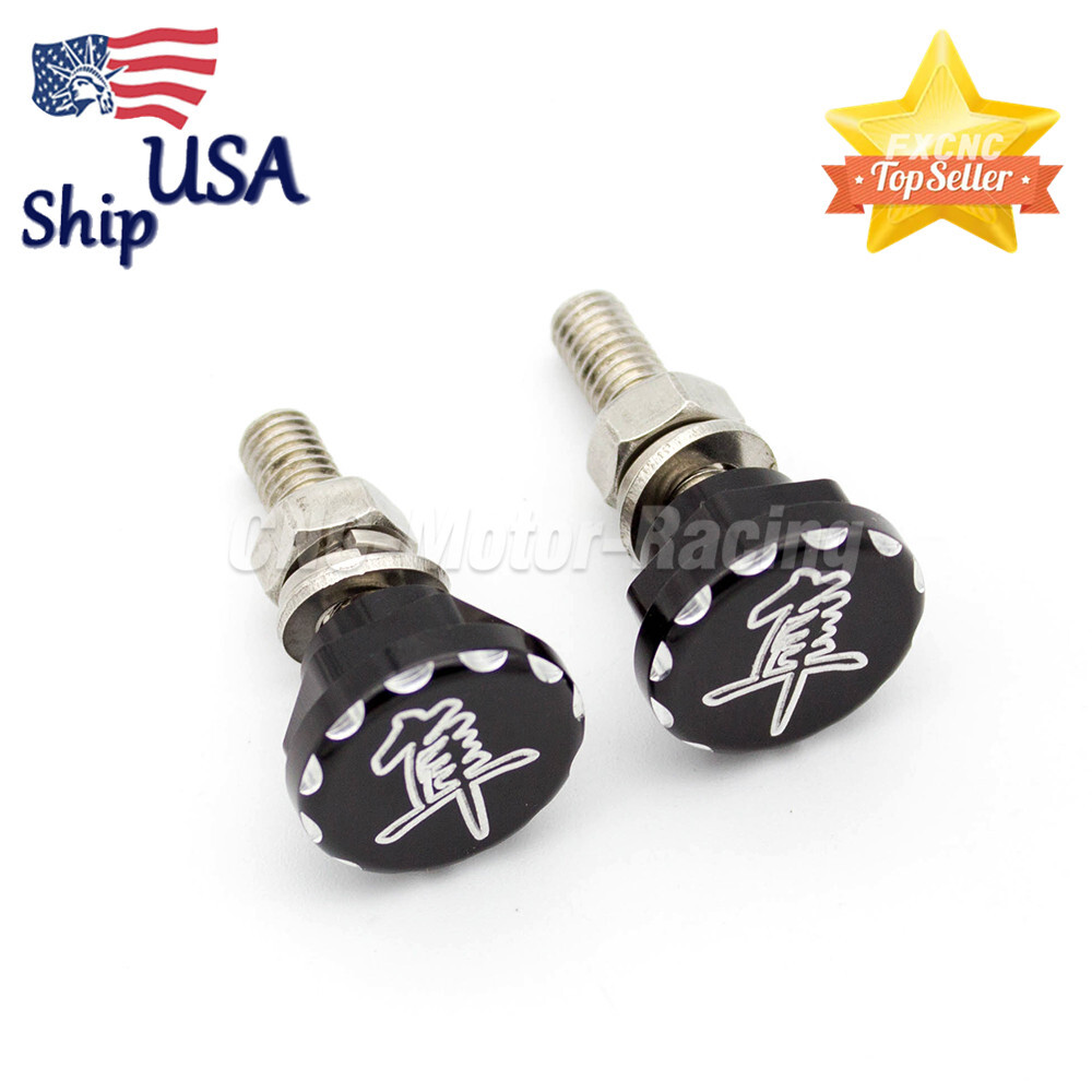 For Suzuki GSXR1300/Hayabusa 1999-2018 2017 2016 2015 License Plate Screw Bolts
