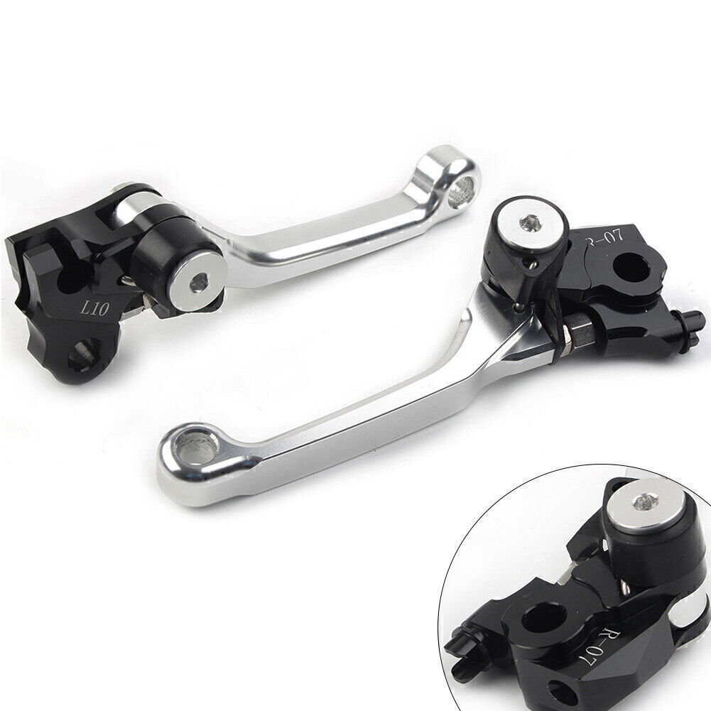 Brake Clutch Levers Pivot Fit Honda CRF250R 2007-2022 CRF450R 2007-2020 SILVER