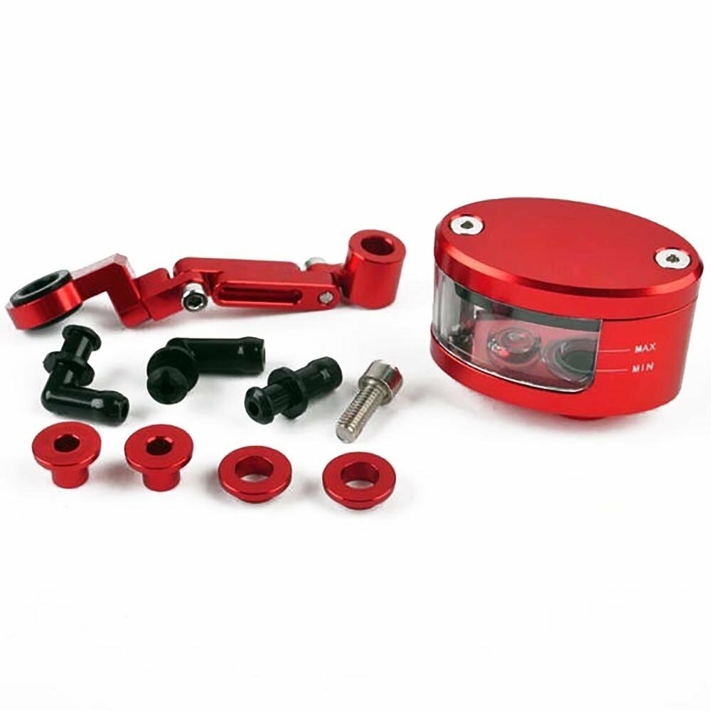 CNC Aluminum Alloy Motorcycle Brake Clutch Tank Cylinder Oil Cup Fluid Reservoir