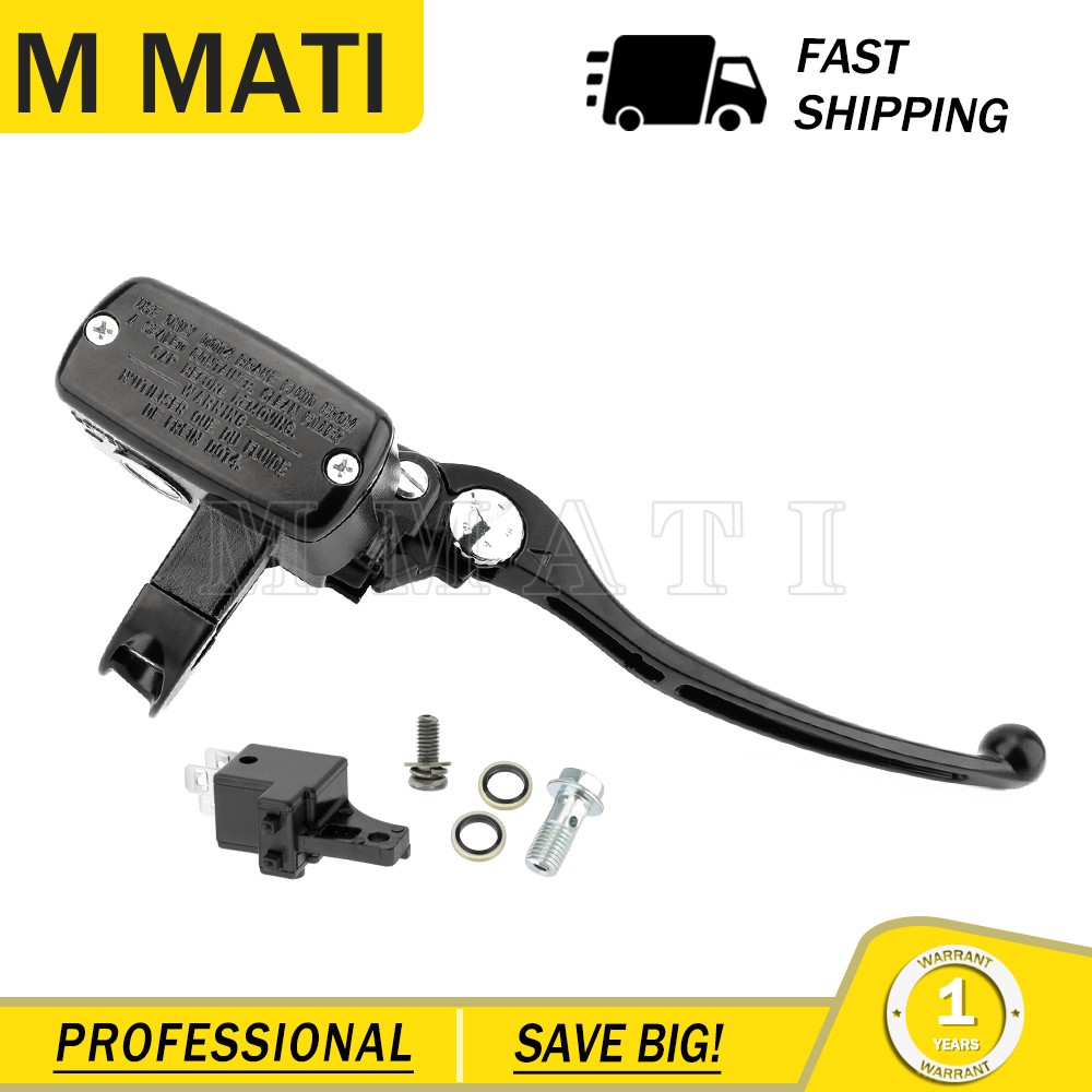 M MATI Front Brake Master Cylinder & Stop Switch Cruise For Honda GL1800 2001-17