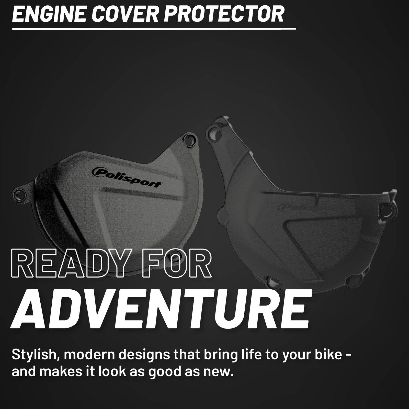 Polisport Engine Covers Protection Kit Husqvarna & KTM (Various Models 2013-16)
