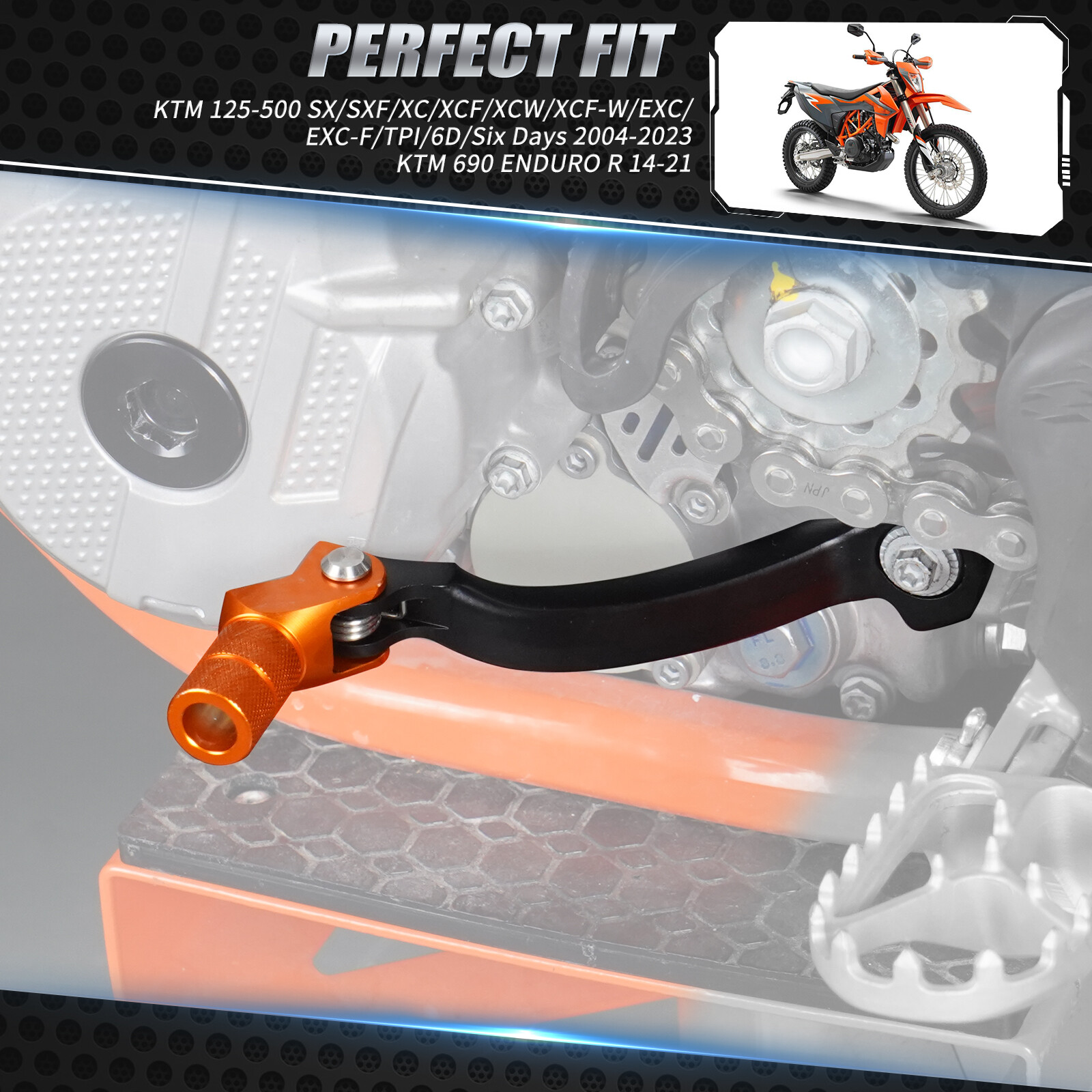 Forged Gear Shift Shifter Lever For KTM 125 200 250 350 450 500 EXC F 2004-2023