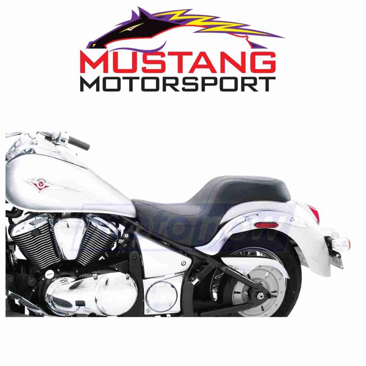 Mustang DayTripper One-Piece Seat for 2008-2014 Yamaha XV1700ATS Road Star fu