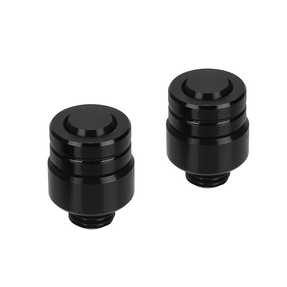 2Pc M10 CNC Motorcycle Rear View Mirror Hole Plugs Screws Rearview Mirror Holder