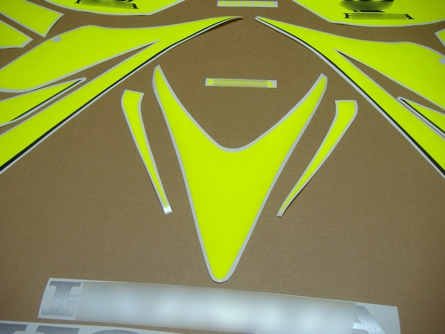 Stickers for CBR 1000RR 2006 2007 Fireblade custom neon yellow SC57 decals set