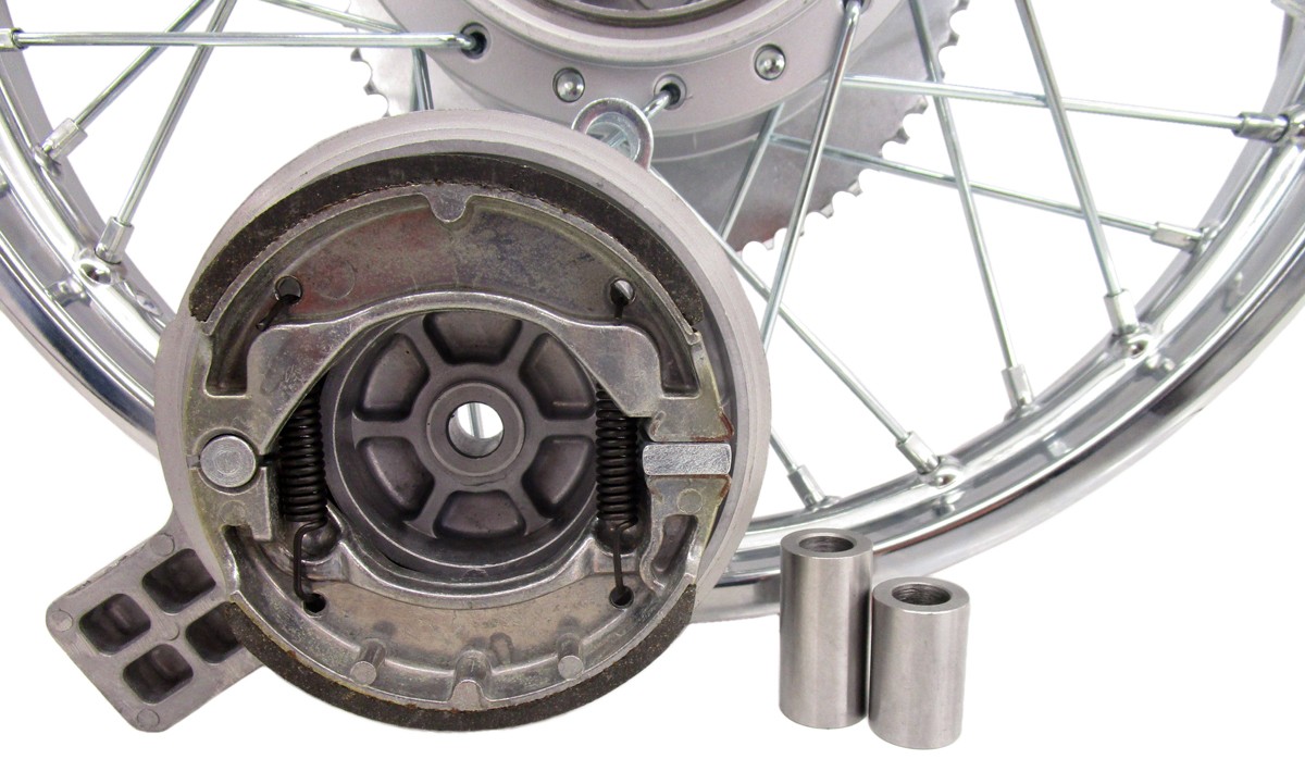 fits Suzuki 2003-up DRZ 125 16″ Rear Rim Wheel Oversize Spokes Brakes & Sprocket