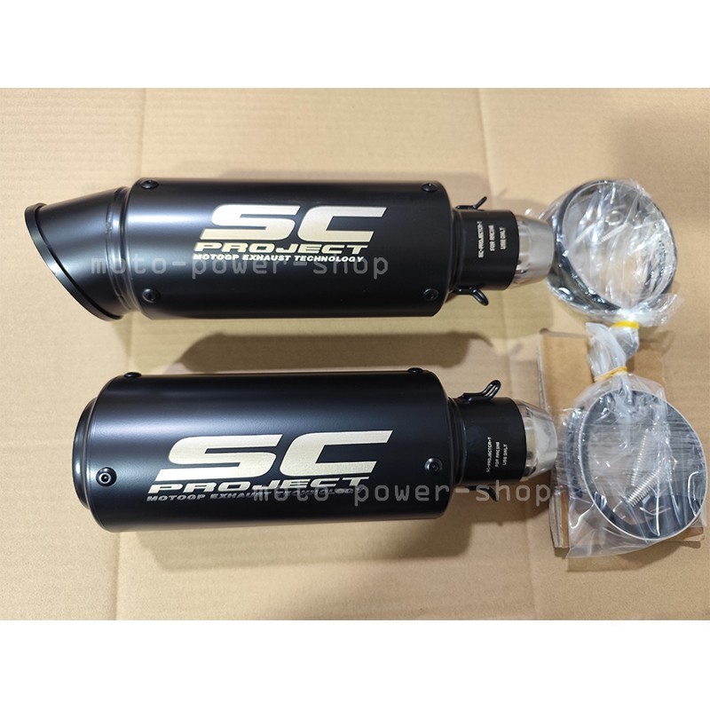 For Aprilia Tuono V4 1100 RR 2017-2020 Slip on Exhaust Link Pipe Black Muffler