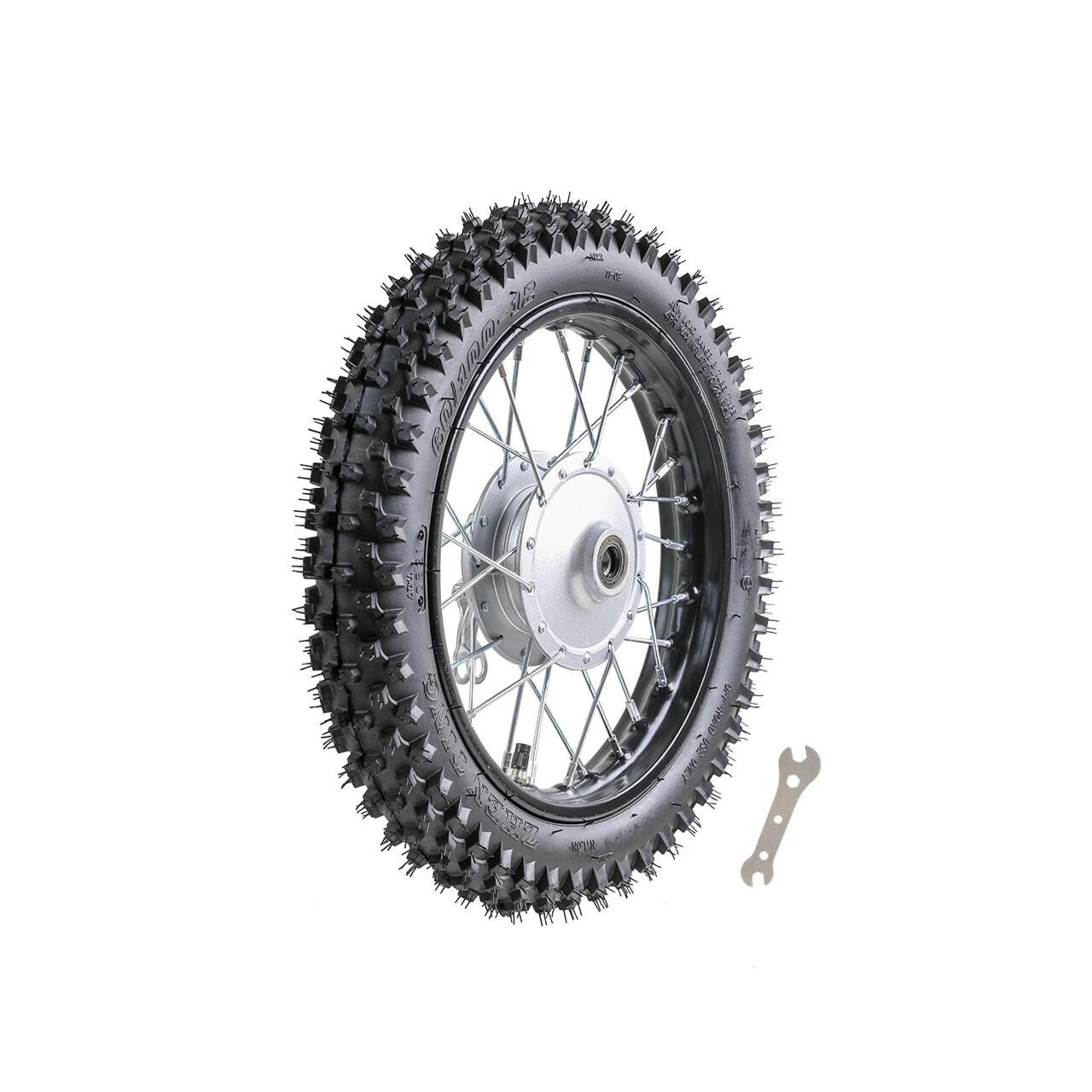 Front Rear Wheel Set 60/100-12 80/100-10 with Drum Brake for TTR50 TTR90 Apollo