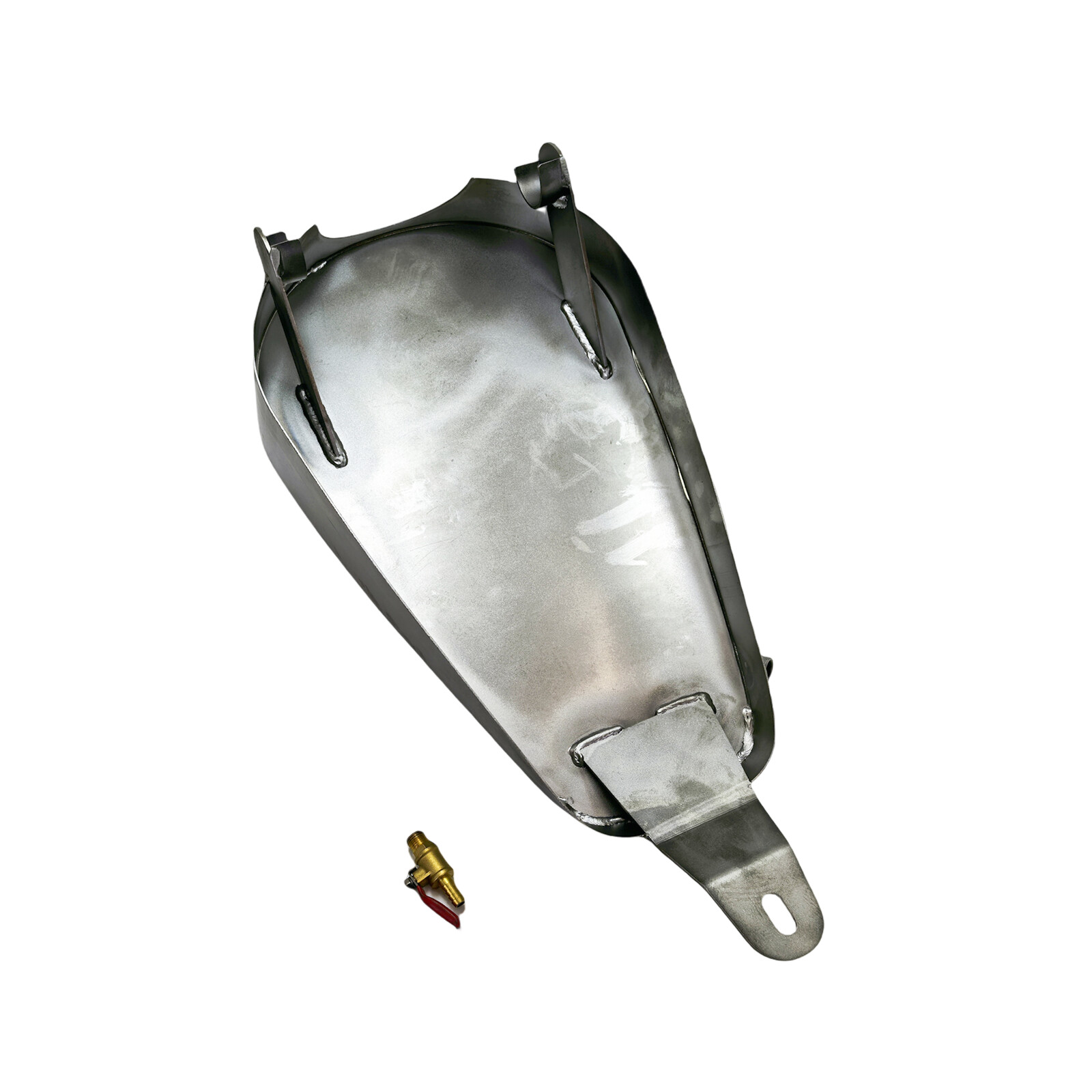 9L Fuel Tank Oil Tank With Cap For HONDA VT750 SHADOW 750 2004-2009 2005 Silver