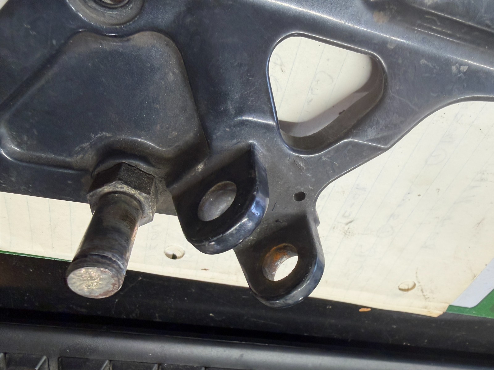 1993-2001 Kawasaki Ninja ZX11 D ZX 1100 Left Rear Set Linkage 35011-1635 used