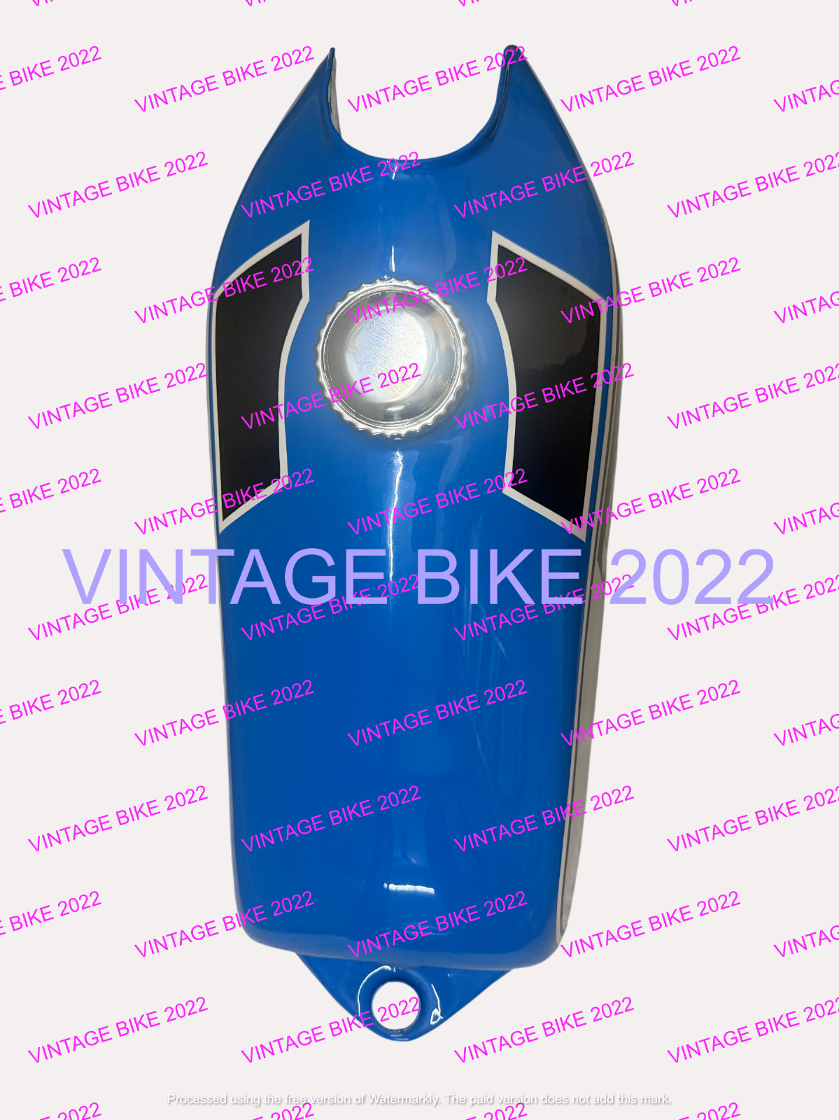Yamaha DT 175 DT175 Enduro Blue Painted Tank 1976 + CAP TAP/FIT FOR
