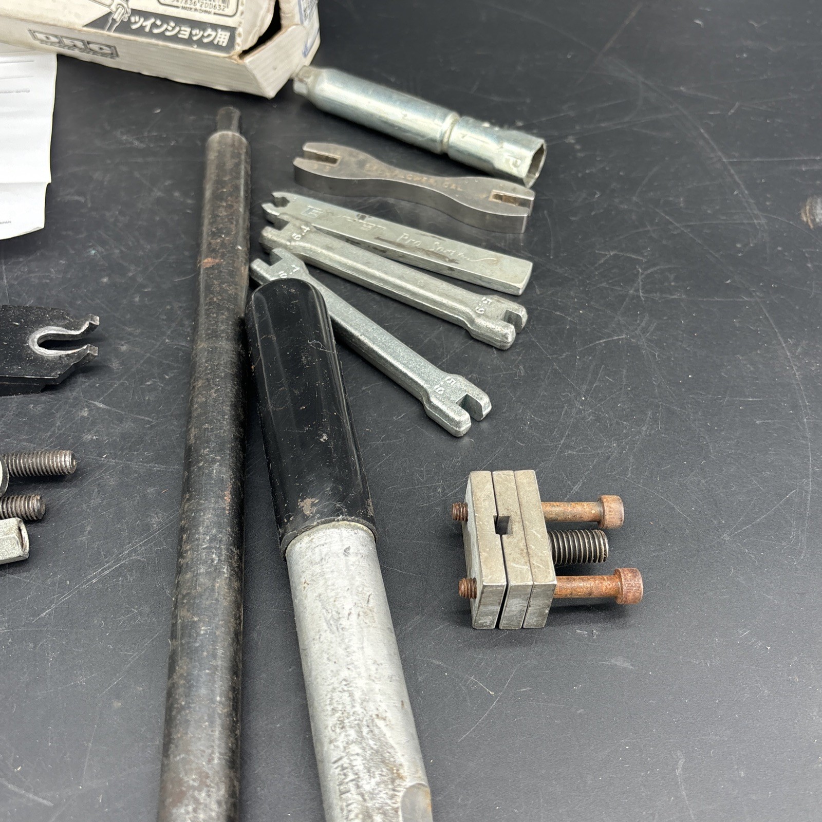 Motorcycle USED Tool Lot Honda Spring Compressor Tire Spoke Chain Wheel Moto