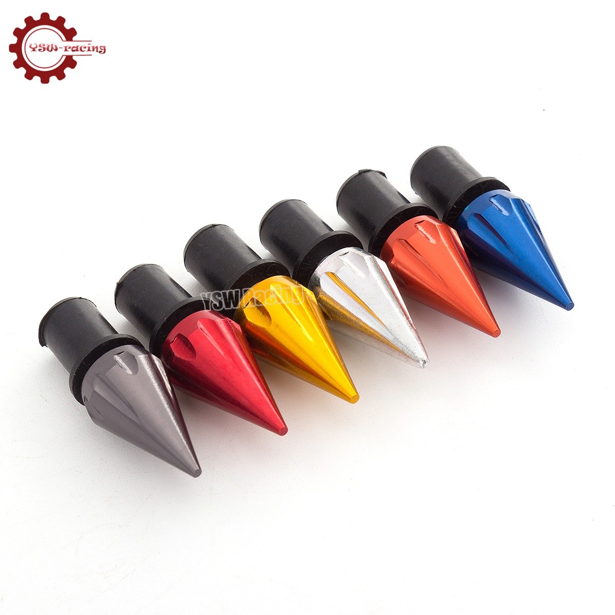 10Pcs Windscreen Windshield Motorcycle Spike Bolts 5MM Wind Screen Bolts Screws