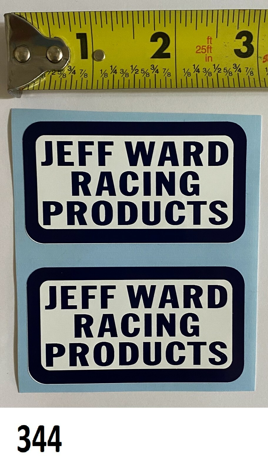 2! Jeff Ward Racing Products JWRP sticker decal Blue Vintage VMX AHRMA XR75 Mini