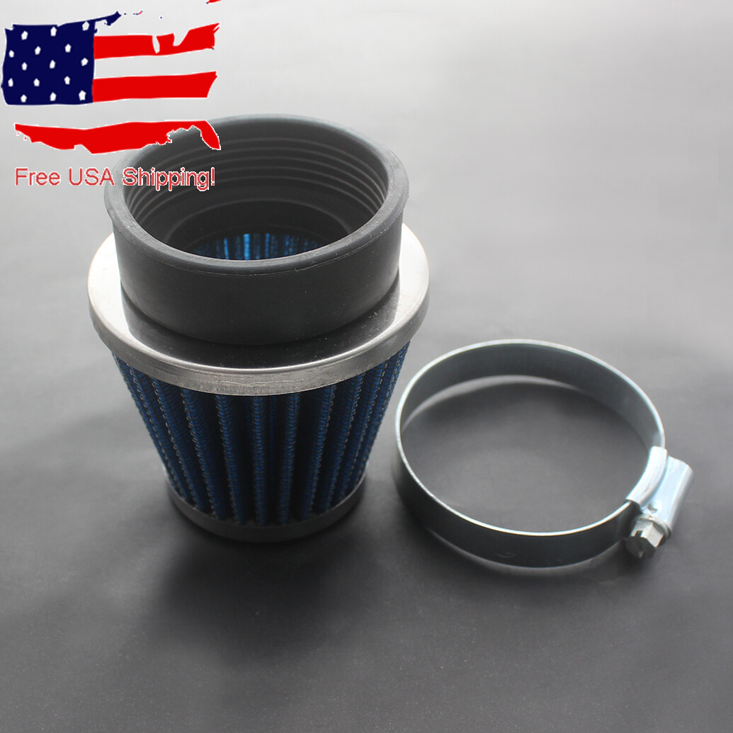 2x Air Filter Cleaner 52mm / 53mm / 54mm For Suzuki Kawasaki Yamaha Motorcycle