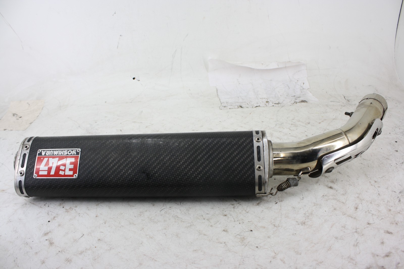 YOSHIMURA TRS CARBON FIBER EXHAUST LEFT SLIP-ON YAMAHA YZF R1 2004 2005 2006