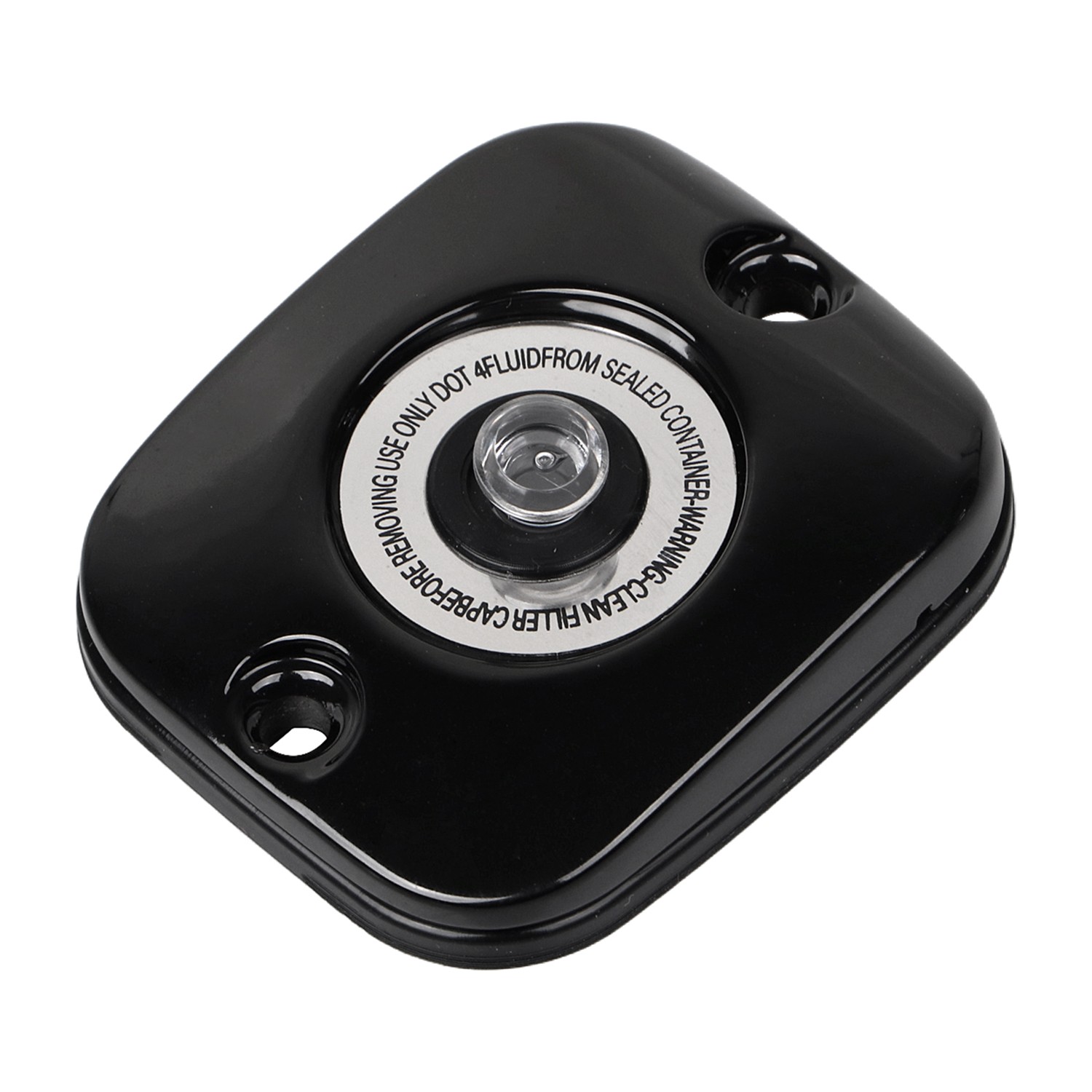 Gloss Black Front Brake Master Cylinder Cover For Harley Softail Springer FXSTS