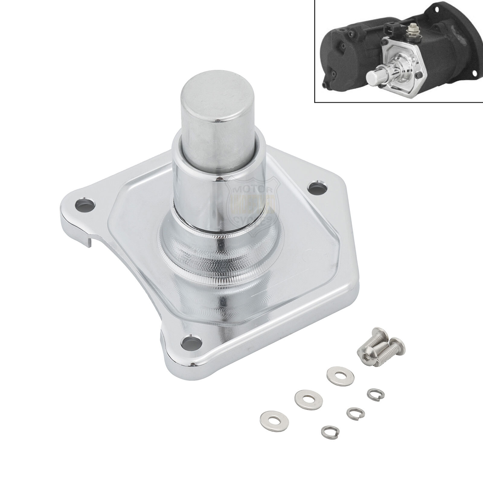 Solenoid Cover Push Button Starter Switch For Harley 91-17 Big Twin Dyna Touring