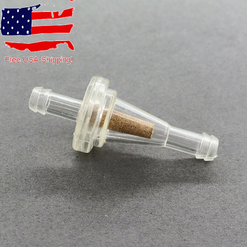 10x Snowmobile 1/4″ Motorcycle Inline Gas Fuel Filter for Dirt Bike ATV UTV US
