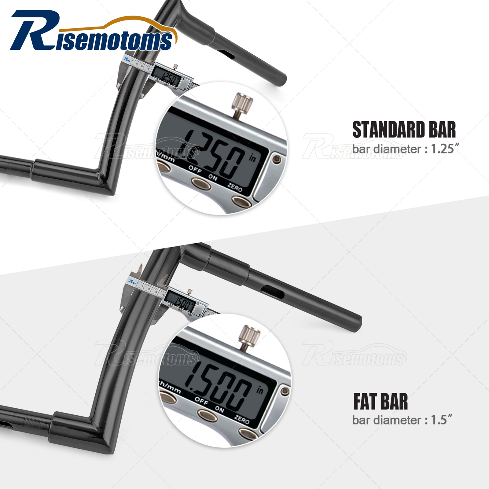 12″ 14″ 16″ 18” Ape Hanger 1-1/2″ Fat Handlebar For Harley Road King Road Glide