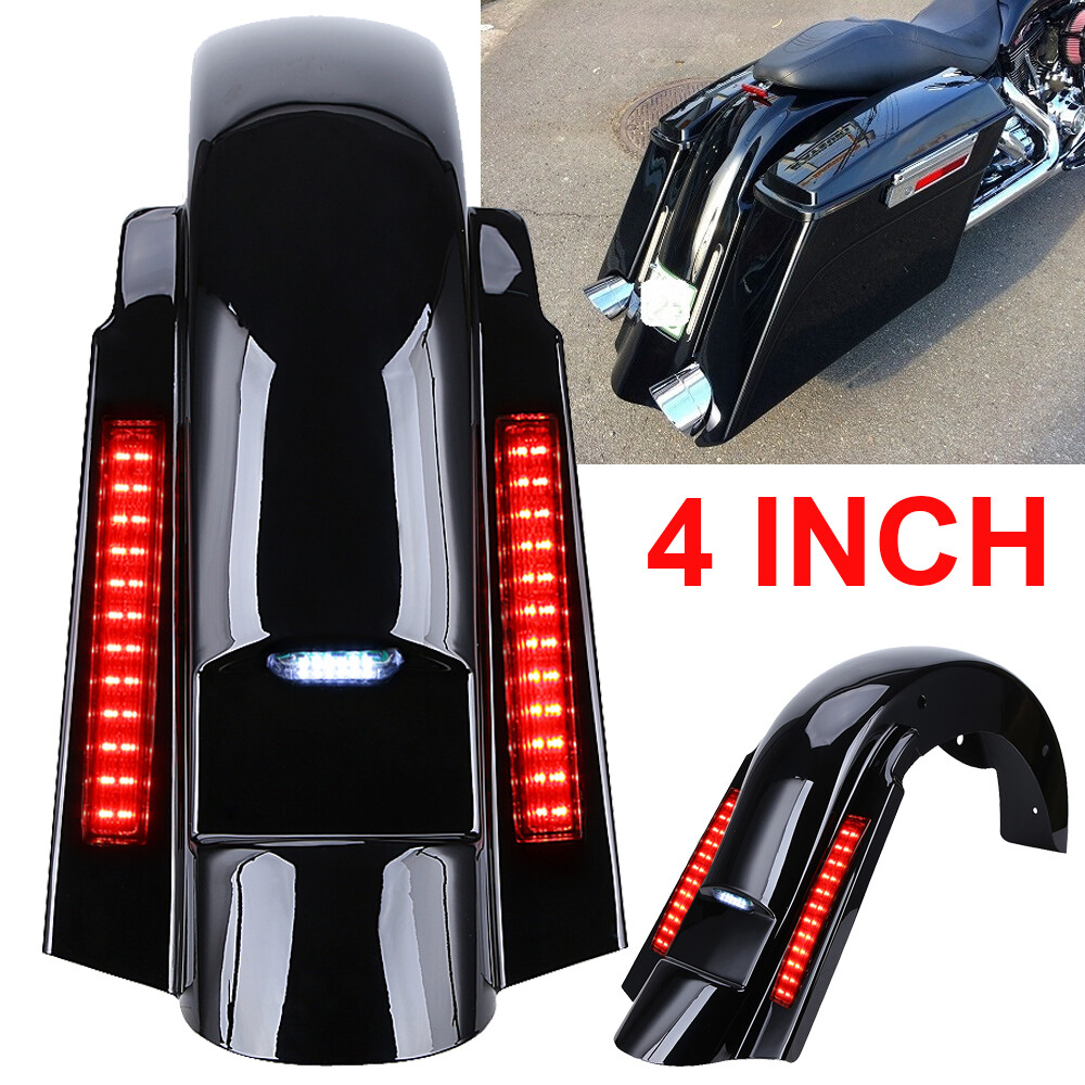 LED Rear Fender System For Harley Touring Street Road Glide 1993-2008 CVO Style