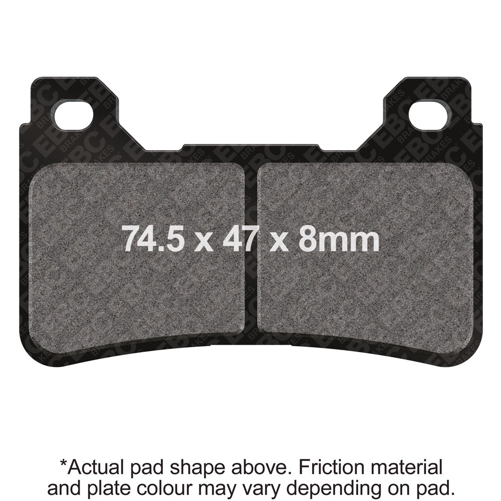 EBC HH front & rear brake pad set – Honda CBR600RR 2005-2006, CBR100RR 2004-2005
