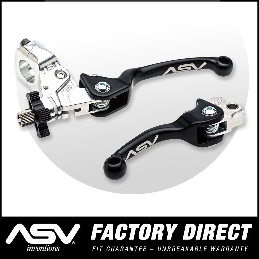 ASV F2 PAIR PACK Brake & Clutch Levers Yamaha YZ250F (2014-2025) BCF21306YSX