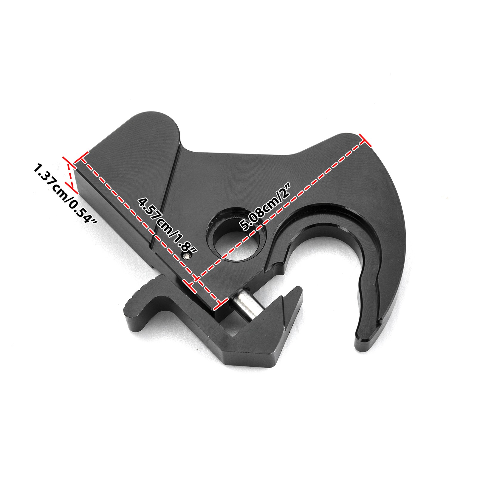 Lockable Rotary Luggage Rack Sissy Bar Docking Latch Clip Kit For Harley Touring