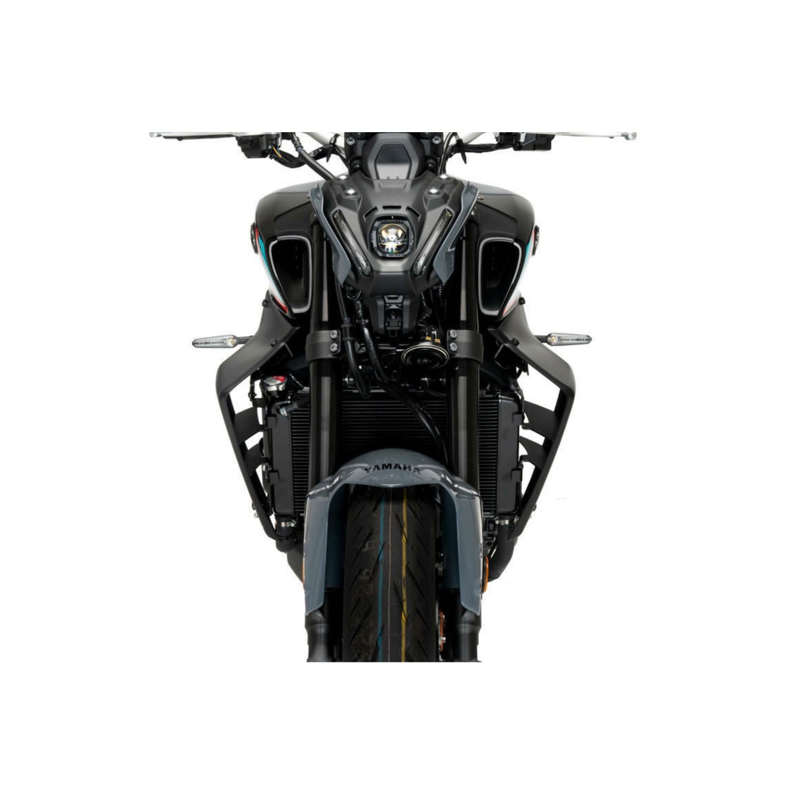 Puig Downforce Side Spoilers – for Yamaha – Black 20647N