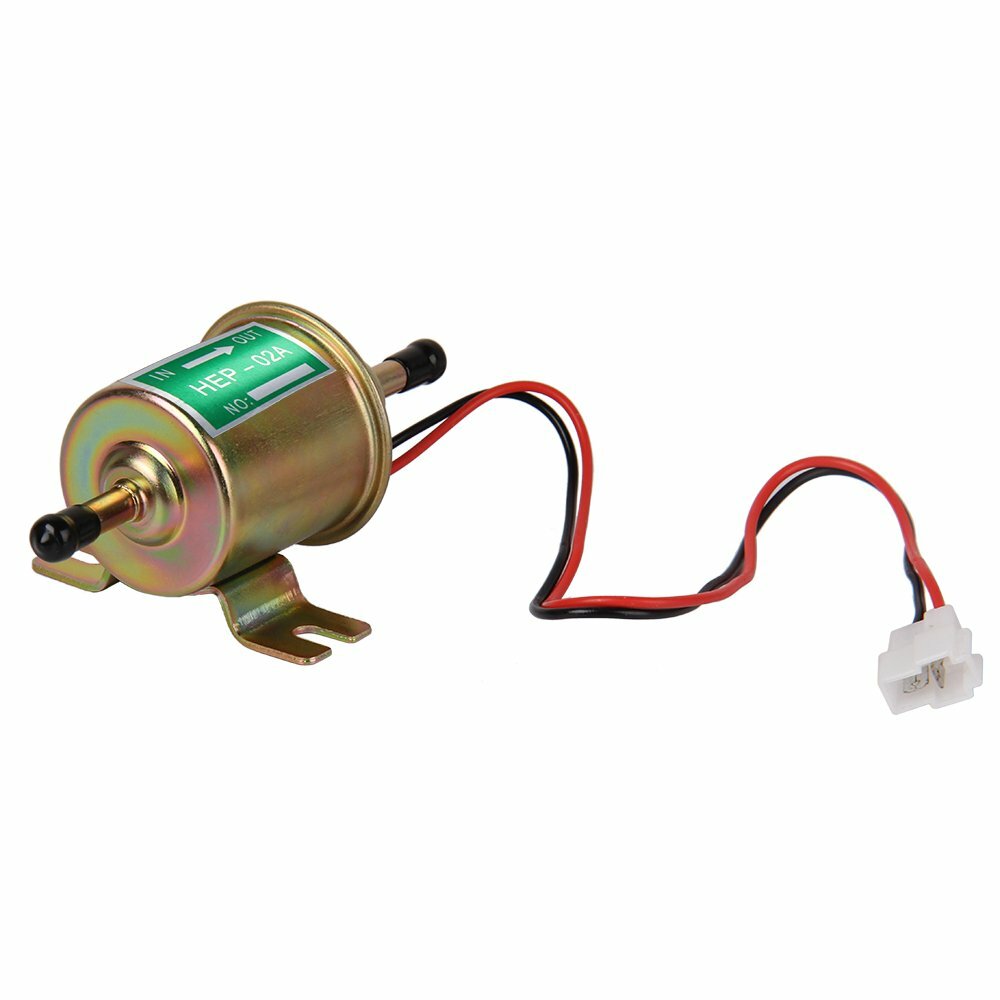 Universal 2.5-4psi Low Pressure Electric Fuel Pump Gas Diesel Inline 12V HEP-02A